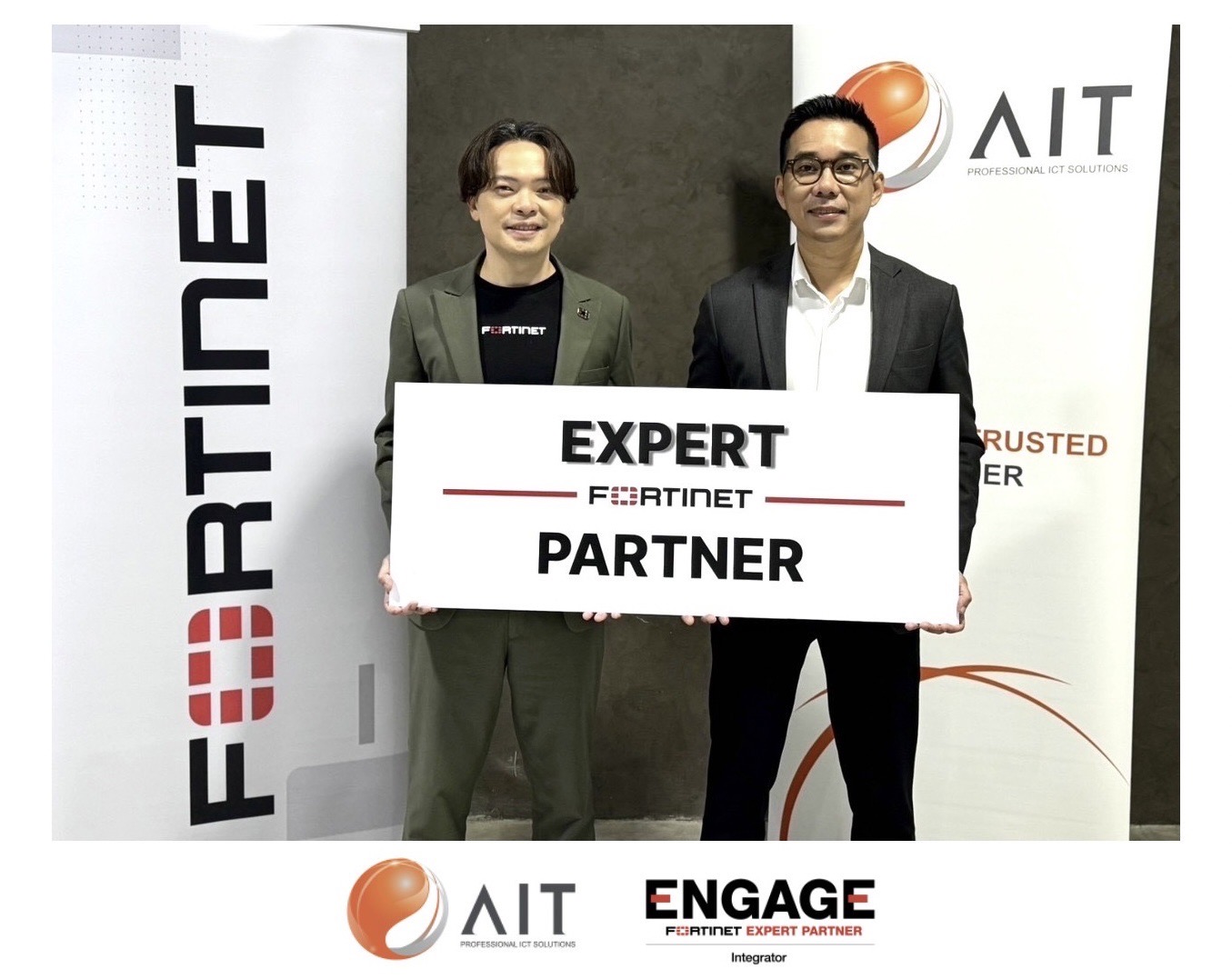 บริษัท แอ็ดวานซ์อินฟอร์เมชั่นเทคโนโลยี จำกัด (มหาชน) ได้รับการเลื่อนขั้นเป็น 𝐄𝐱𝐩𝐞𝐫𝐭 𝐏𝐚𝐫𝐭𝐧𝐞𝐫 ของ Fortinet ด้วยความทุ่มเทและความพยายามในการทำงานร่วมกับ Fortinet