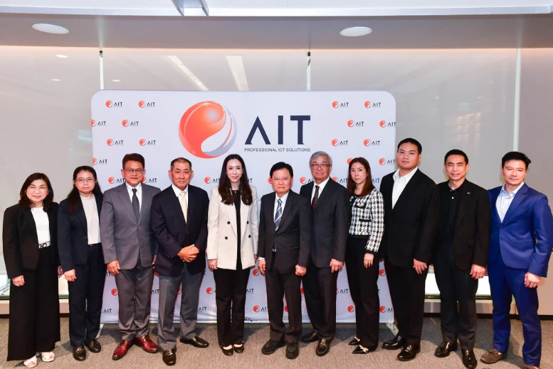 “AIT” จัดประชุมสามัญผู้ถือหุ้นประจำปี 2569 ผ่านรูปแบบ E-AGM ผู้ถือหุ้นไฟเขียวปันผลเพิ่ม 0.21 บาทต่อหุ้น ตอกย้ำหุ้น Dividend Stock  มุ่งเป้าผู้นำ Professional ICT Solutions Provider เติบโตยั่งยืน